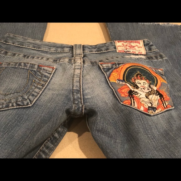 TRUE RELIGION Jeans Godiva/Buddha RARE, Vintage 💫💫💫 - Picture 4 of 8